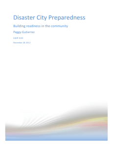 Disaster City Preparedness - Peggy Gutierrez e