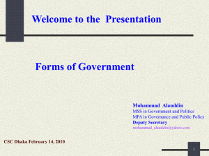 Forms of Government-6