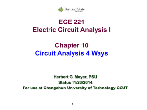 4 Methods of Circuit Analysis