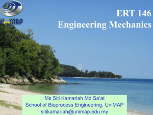 ERT 146 Engineering Mechanics
