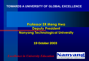 Dr. Er Meng Hwa, Deputy President of Nanyang Technological