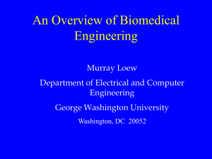 Biomedical Engineering areas - Department of Electronic and