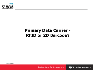 RFID vs. Barcodes?