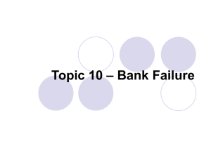 Bank Failure