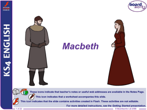 Macbeth - claireinglis