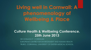 presentation - Culture Health & Wellbeing International