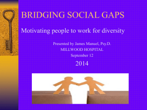 Bridging Social Gaps - Agape Psych Services