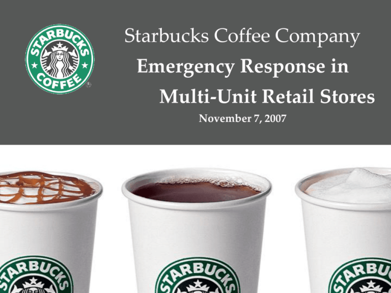 Starbucks “By the Numbers”