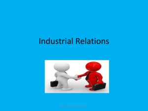 Industrial Relations - Business @ Beneavin College