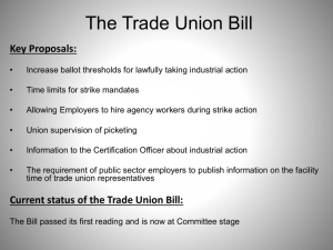 The Trade Union Bill - National Union of Teachers