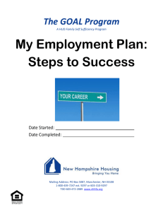 My Employment Plan - New Hampshire Housing Finance Authority