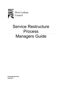 Service Restructure Process