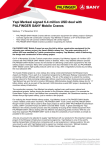 Press release - English - PALFINGER SANY Mobile Cranes