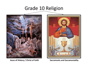 Grade 10 Religion