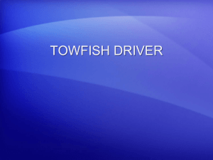 Towfish Driver (Powerpoint)