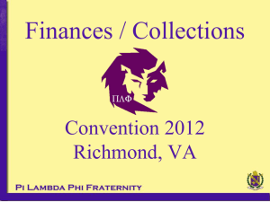 Collections - Pi Lambda Phi Fraternity