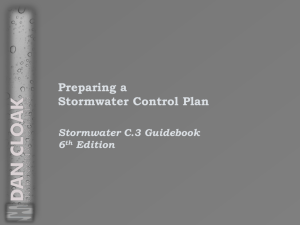 Using the Stormwater C.3 Guidebook, Template, and IMP Sizing