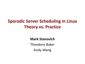 Sporadic Server Scheduling in Linux Theory vs. Practice