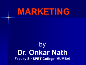 Marketing of Banking Services - Indian Institute of Banking & Finance