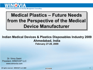 Medical Plastics Engineering Resins