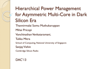 Hierarchical Power Management for Asymmetric Multi