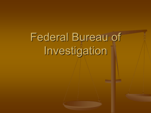 Federal Bureau of Investigation