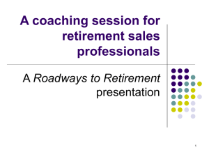 Strategic Thinking about the Retirement Plan Sales Process