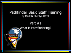 Pathfinder Basic Staff Training
