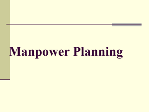 Manpower Planning - Eclat HR Management Trendz