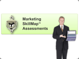 PPT - Marketing SkillMap Assessments Webcast 1.18.2012