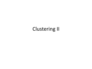 Cluster Analysis