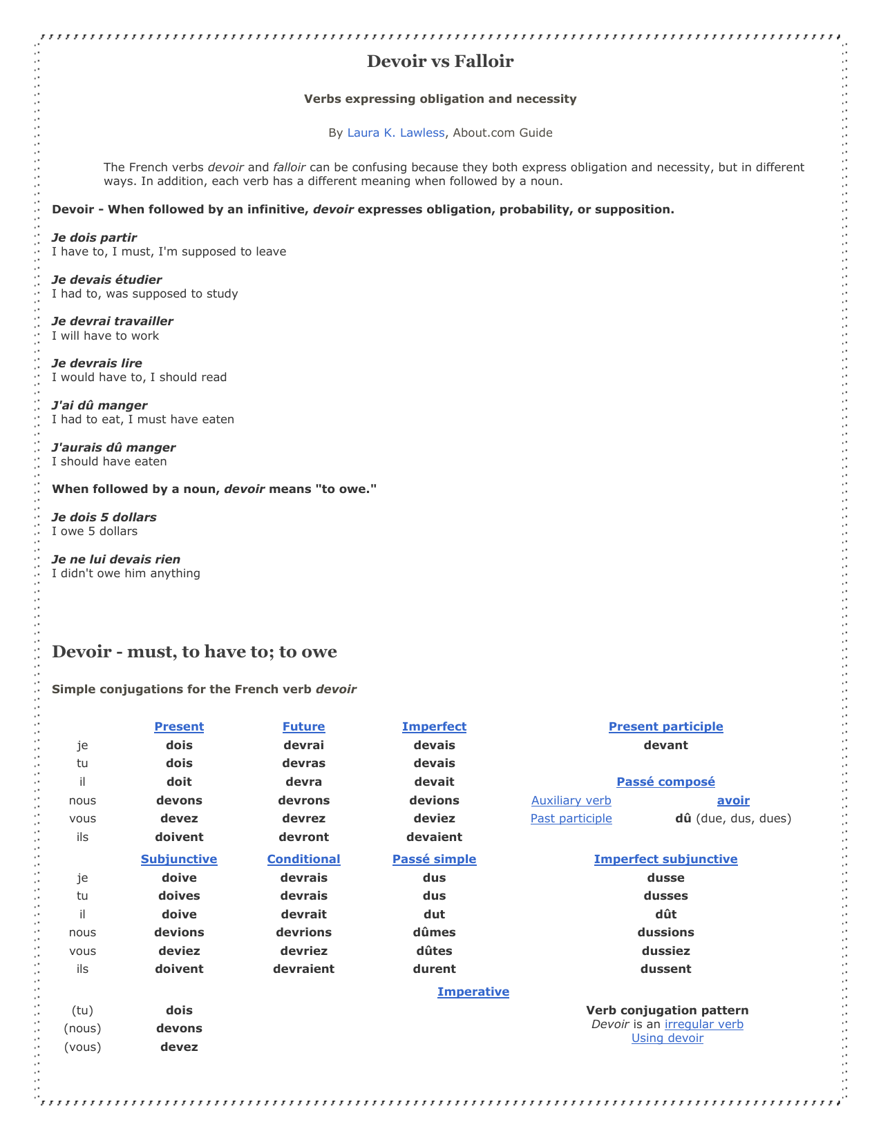 french-verb-conjugation-devoir-indicatif-pr-sent-youtube