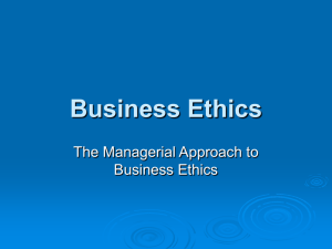 Business Ethics