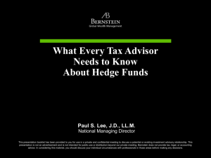 What Every Tax Adviser Needs 11-9-07