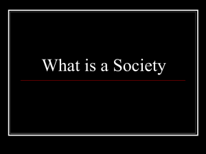 What is a Society
