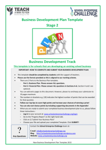 Your Business Development Budget is the costs of the additional