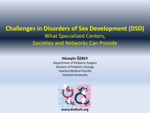 INTERSEX Disorders of Sex Development (DSD)