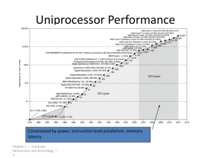 Uniprocessor Performance