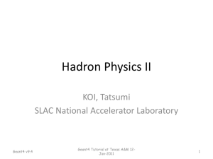 Hadron Physics II