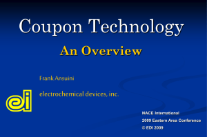 electrochemical devices, inc. Coupon Technology