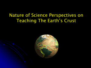 7-4-12 - Earth's Crust - Teacher Resource