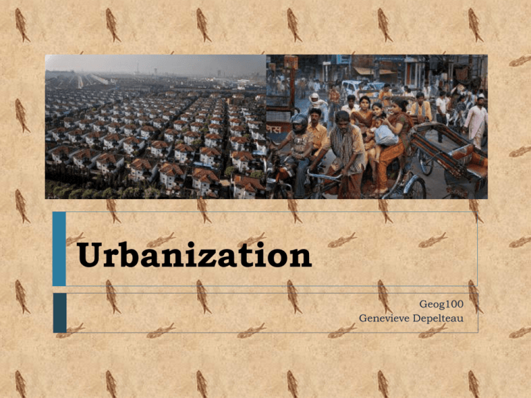 history of urbanization essay