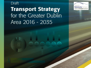 01, DCC - Draft Transport Strategy NTA - 11th