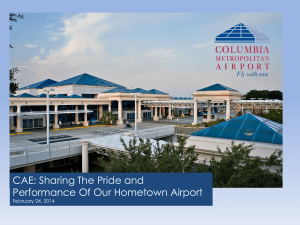 Columbia Airport Presentation from the