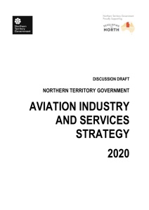 Northern Territory Aviation Industry and Services Strategy 2020