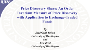 Price Discovery Beta: An Order Invariant Measure of