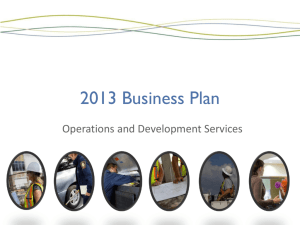 2013 Business Plan