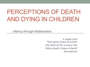 Perceptions of Death and Dying in Children