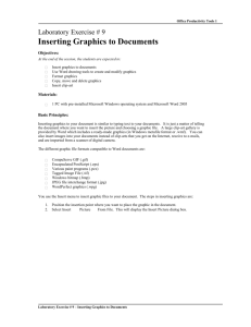Inserting Graphics to Documents