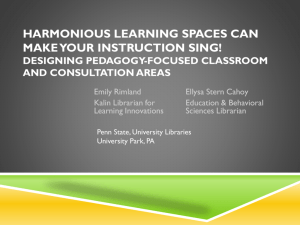 Harmonious learning spaces can make your instruction sing